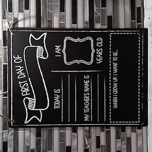 New 10 x 14 chalkboard photography sign